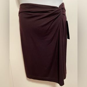 Ann Klein Twist-Front Skirt